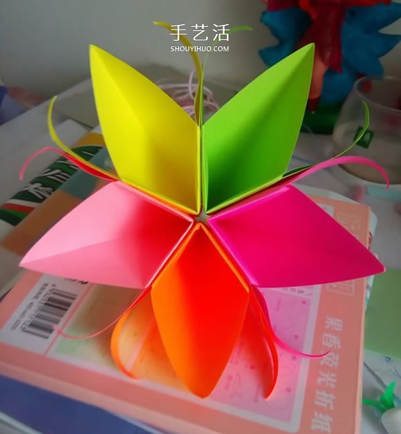 簡單又漂亮五瓣紙花的折法步驟圖解 -  rpnrmr.com