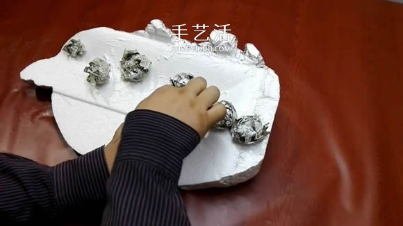 簡單自制迷你池塘裝飾擺件的制作方法教程 -  rpnrmr.com