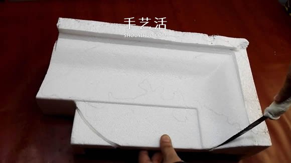 簡單自制迷你池塘裝飾擺件的制作方法教程 -  rpnrmr.com