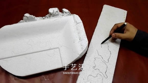 簡單自制迷你池塘裝飾擺件的制作方法教程 -  rpnrmr.com