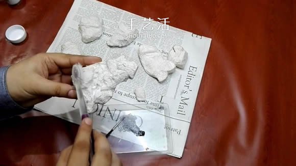簡單自制迷你池塘裝飾擺件的制作方法教程 -  rpnrmr.com