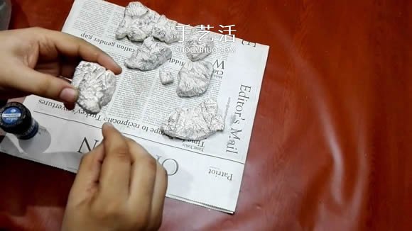 簡單自制迷你池塘裝飾擺件的制作方法教程 -  rpnrmr.com