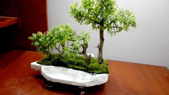 簡單自制迷你池塘裝飾擺件的制作方法教程 -  rpnrmr.com