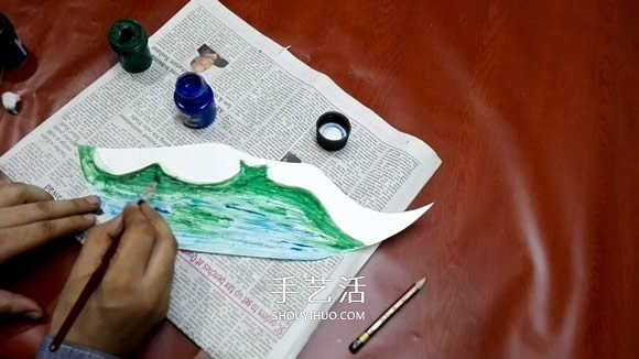 簡單自制迷你池塘裝飾擺件的制作方法教程 -  rpnrmr.com