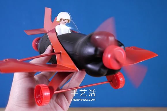 可樂瓶科技小制作 DIY橡皮筋動(dòng)力飛機(jī)的方法 -  rpnrmr.com