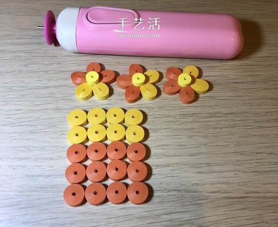 衍紙五瓣花的基礎(chǔ)入門手工制作教程 -  rpnrmr.com