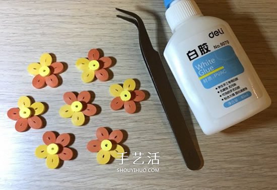 衍紙五瓣花的基礎(chǔ)入門手工制作教程 -  rpnrmr.com