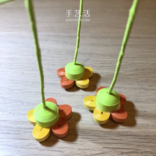 衍紙五瓣花的基礎(chǔ)入門手工制作教程 -  rpnrmr.com