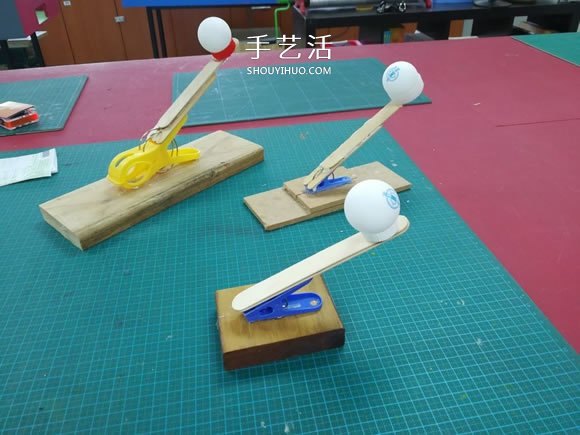 用衣夾制作投石車彈射器玩具的DIY教程 -  rpnrmr.com