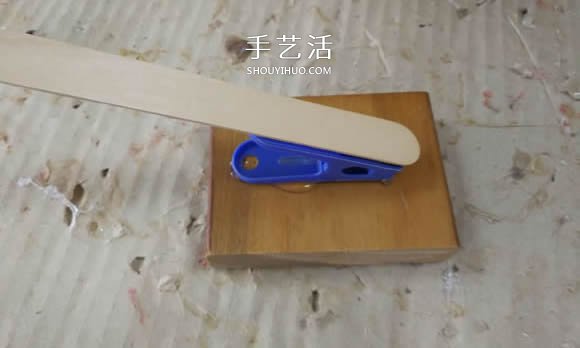 用衣夾制作投石車彈射器玩具的DIY教程 -  rpnrmr.com