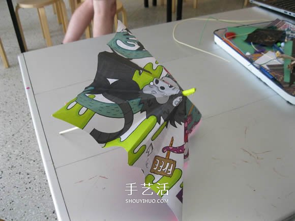 簡(jiǎn)單紙傘的制作方法圖解 可以打開(kāi)收起！ -  rpnrmr.com