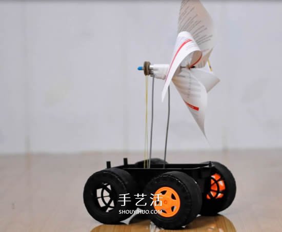 有趣科技小制作：手工風(fēng)力車玩具DIY教程 -  rpnrmr.com