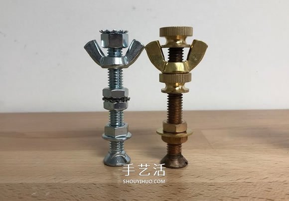 創(chuàng)意緊固件DIY！用螺絲螺帽制作國(guó)際象棋 -  rpnrmr.com