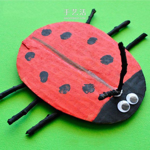 幼兒園廢物利用手工制作瓢蟲的做法 -  rpnrmr.com