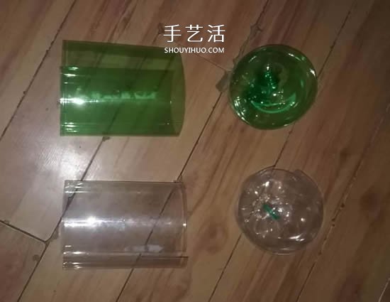 汽水瓶廢物利用手工制作黑框太陽鏡的方法 -  rpnrmr.com