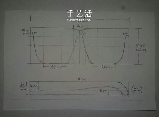 汽水瓶廢物利用手工制作黑框太陽鏡的方法 -  rpnrmr.com