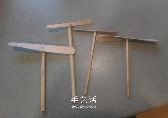 用雪糕棍做風(fēng)車和竹蜻蜓的制作方法 -  rpnrmr.com