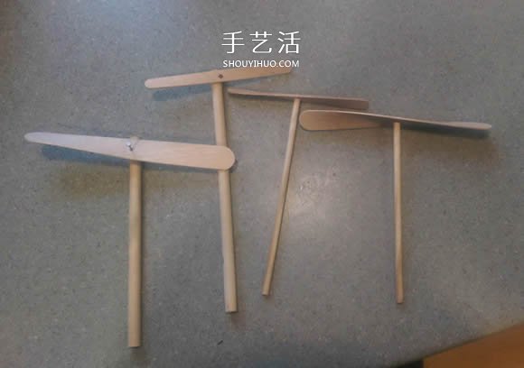 用雪糕棍做風(fēng)車和竹蜻蜓的制作方法 -  rpnrmr.com