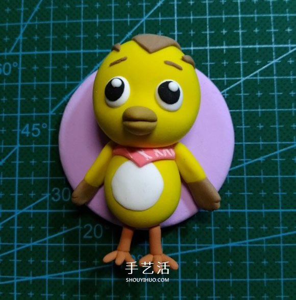 超輕粘土手工制作萌雞小隊(duì)麥奇小雞步驟圖 -  rpnrmr.com
