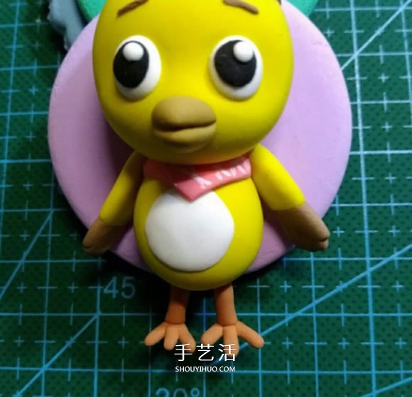 超輕粘土手工制作萌雞小隊(duì)麥奇小雞步驟圖 -  rpnrmr.com
