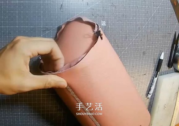 自制迷你皮革水桶包的制作方法詳細(xì)步驟圖 -  rpnrmr.com