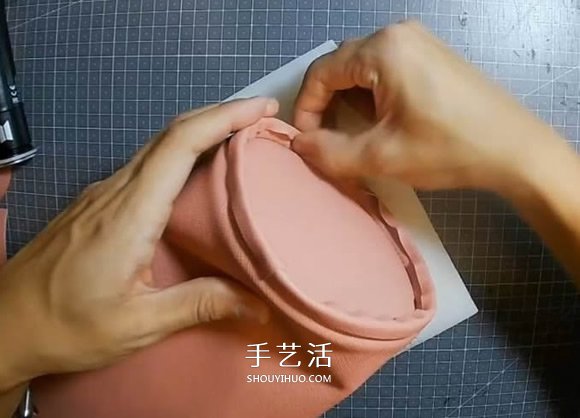 自制迷你皮革水桶包的制作方法詳細(xì)步驟圖 -  rpnrmr.com