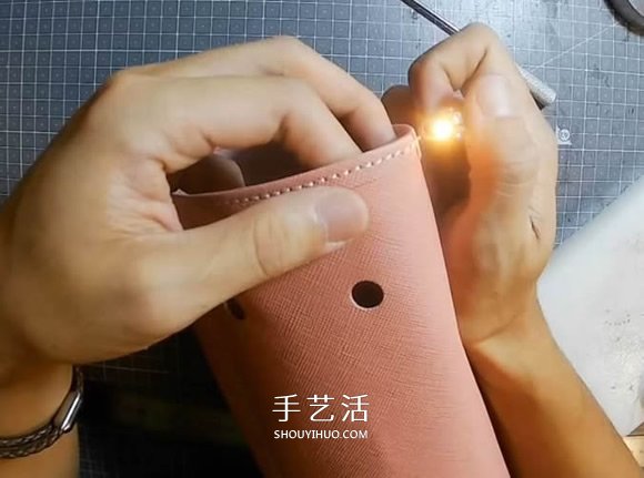 自制迷你皮革水桶包的制作方法詳細(xì)步驟圖 -  rpnrmr.com