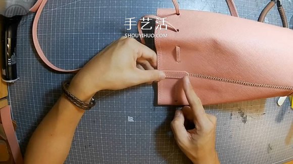 自制迷你皮革水桶包的制作方法詳細(xì)步驟圖 -  rpnrmr.com
