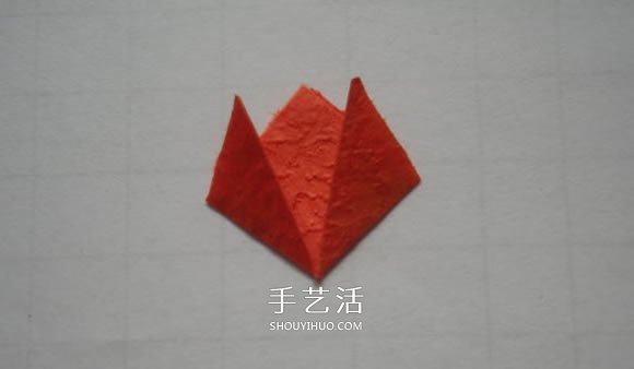 最簡單折紙郁金香貼畫的制作方法圖解 -  rpnrmr.com