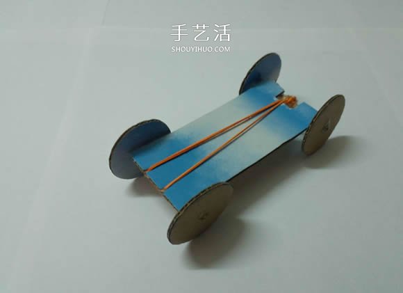 小學(xué)生手工制作：自制橡皮筋動力車的方法 -  rpnrmr.com