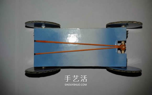 小學(xué)生手工制作：自制橡皮筋動力車的方法 -  rpnrmr.com