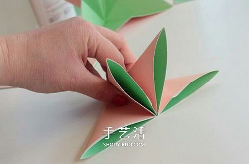 簡單又漂亮紙花的折法圖解 有16個花瓣！ -  rpnrmr.com