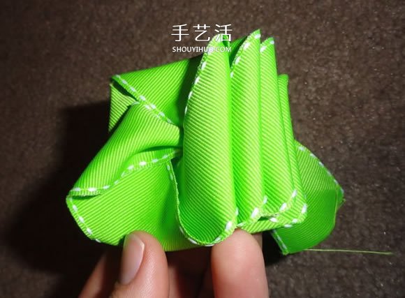 手工緞帶折玫瑰花的教程圖解 簡單又美麗！ -  rpnrmr.com