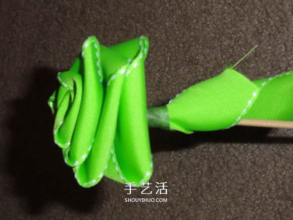 手工緞帶折玫瑰花的教程圖解 簡單又美麗！ -  rpnrmr.com