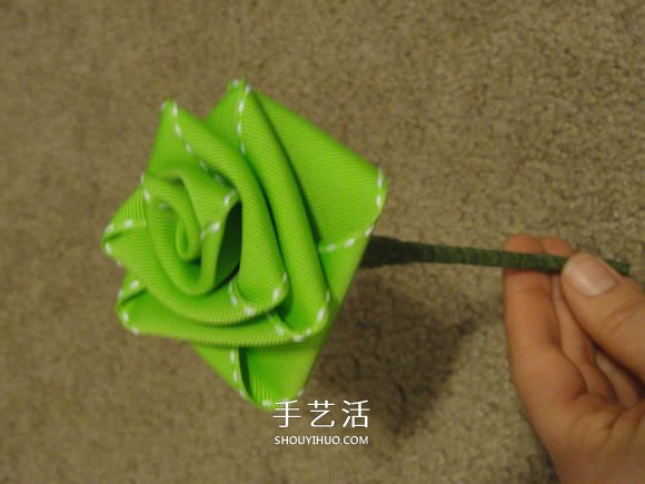 手工緞帶折玫瑰花的教程圖解 簡單又美麗！ -  rpnrmr.com