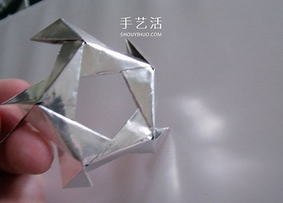 模塊化折紙十二面體的折法步驟詳細(xì)圖解 -  rpnrmr.com