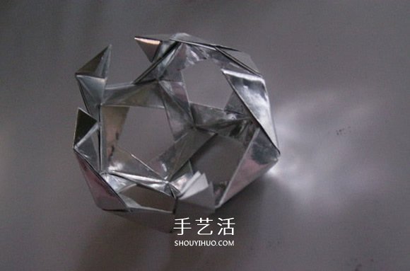 模塊化折紙十二面體的折法步驟詳細(xì)圖解 -  rpnrmr.com