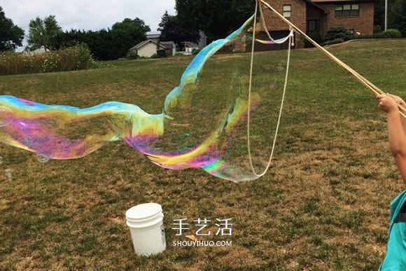 自制簡(jiǎn)易大型泡泡機(jī)的制作方法教程 -  rpnrmr.com