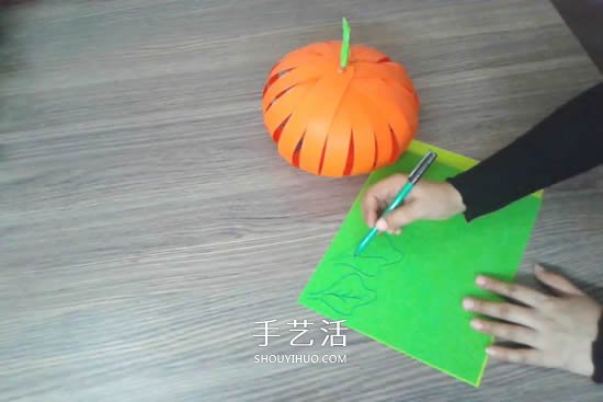 萬圣節(jié)南瓜裝飾包裝的制作方法圖解教程 -  rpnrmr.com