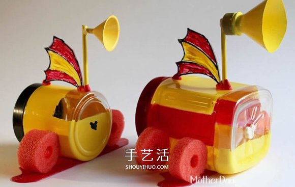 塑料瓶廢物利用DIY制作兒童潛水艇玩具 -  rpnrmr.com