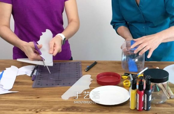塑料瓶廢物利用DIY制作兒童潛水艇玩具 -  rpnrmr.com
