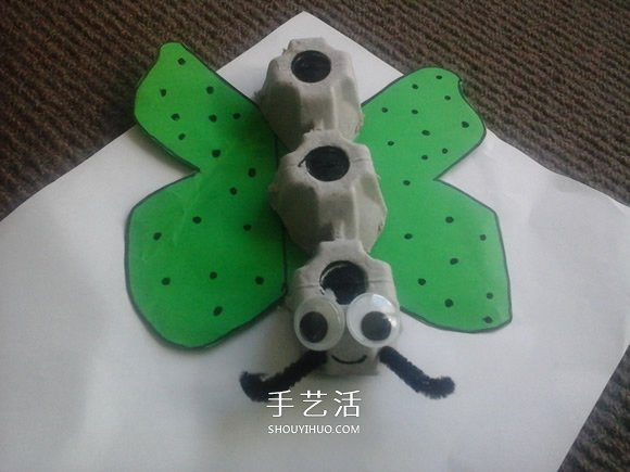 幼兒園手工制作雞蛋盒蝴蝶的方法教程 -  rpnrmr.com