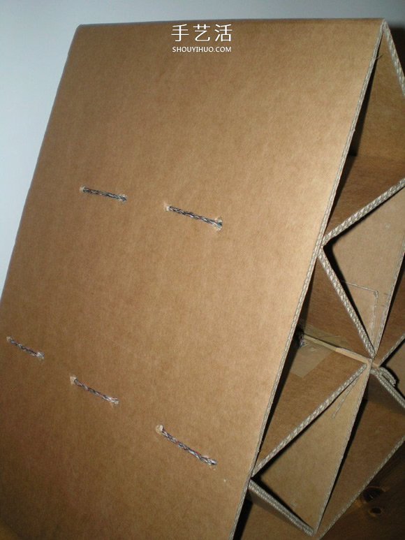 自制硬紙板葡萄酒架的制作方法圖解步驟 -  rpnrmr.com