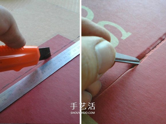 自制硬紙板葡萄酒架的制作方法圖解步驟 -  rpnrmr.com