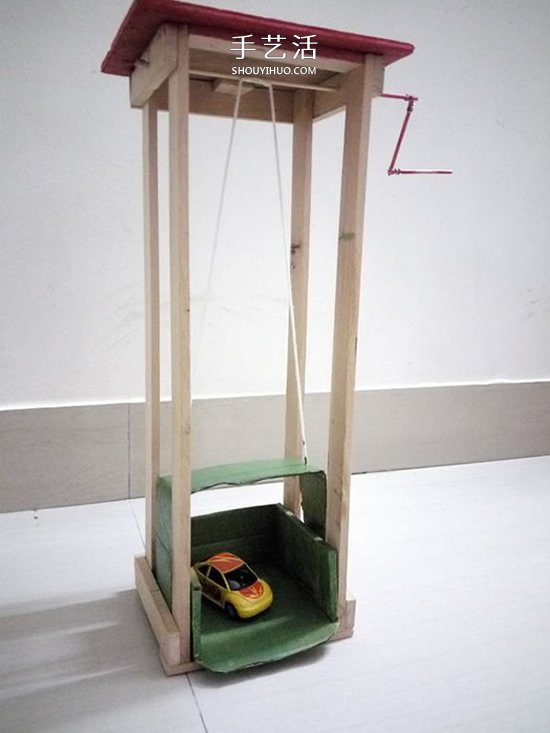 自制簡(jiǎn)易汽車(chē)電梯玩具的制作方法教程 -  rpnrmr.com