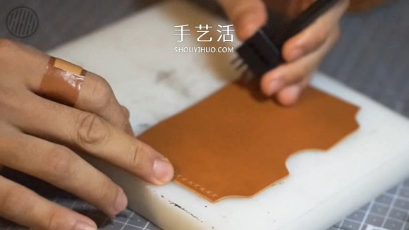 自制男士雙折皮革錢包的詳細制作步驟圖 -  rpnrmr.com