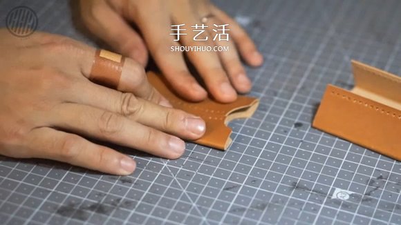 自制男士雙折皮革錢包的詳細制作步驟圖 -  rpnrmr.com