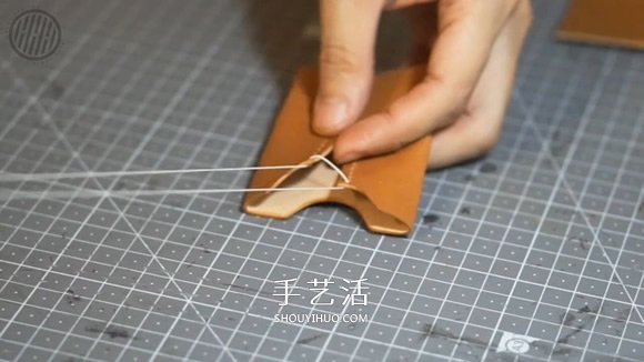 自制男士雙折皮革錢包的詳細制作步驟圖 -  rpnrmr.com