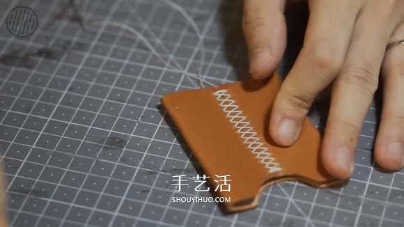 自制男士雙折皮革錢包的詳細制作步驟圖 -  rpnrmr.com