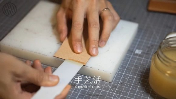 自制男士雙折皮革錢包的詳細制作步驟圖 -  rpnrmr.com